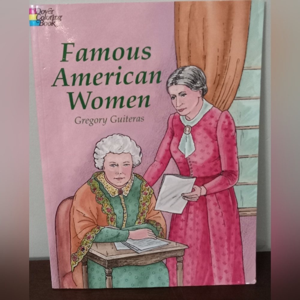 Famous American Women by Gregory Guiteras (Coloring Book)